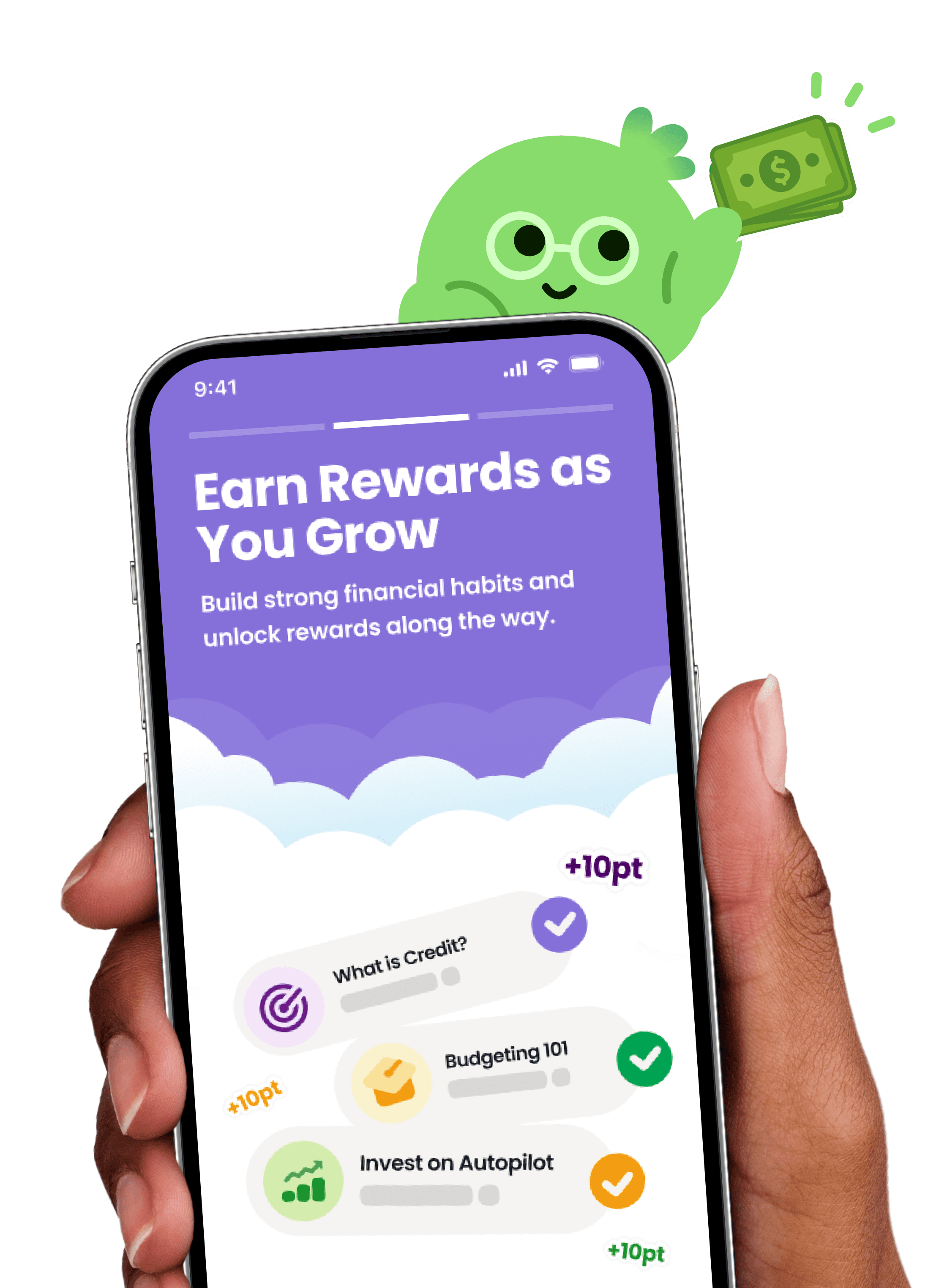 Roots Growth rewards and learning experience